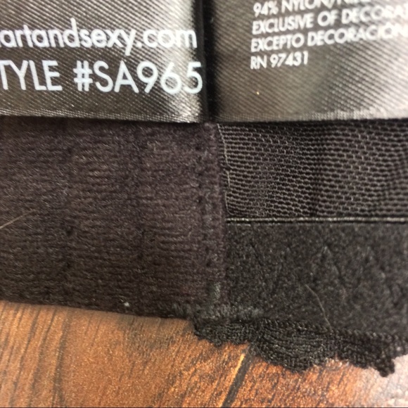 Smart & Sexy 40D Black lace lined bra push up - Picture 8 of 8